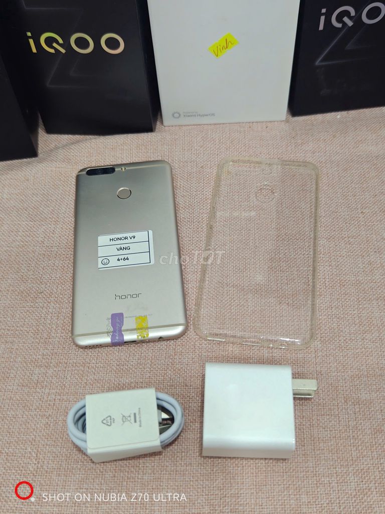 Honor V9 4/64 Vàng sạc cáp nhanh có ship COD. Mua bán Điện thoại tại Quận Hoàng Mai Hà Nội được đăng bởi Trần Ngọc Hiếu hình 1