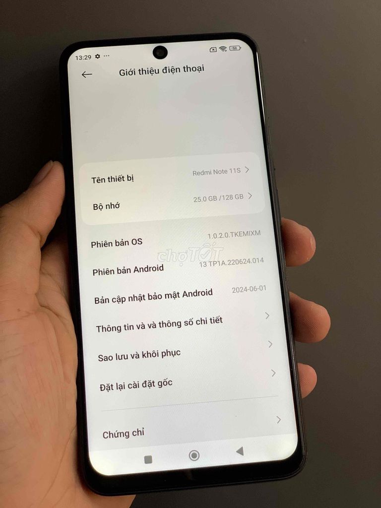 Xiaomi Redmi Note 11S Ram 8/128GB.. Mua bán Điện thoại tại Thành phố Phan Thiết Bình Thuận được đăng bởi Minh Thư hình 1
