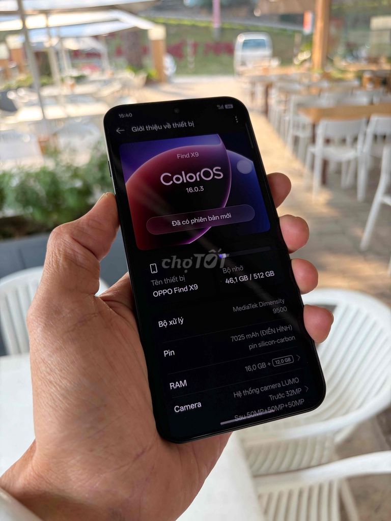 Oppo Find X9 512GB Fullbox như mới. Mua bán Điện thoại tại Thành phố Đà Lạt Lâm Đồng được đăng bởi Nguyễn Scoopy hình 1