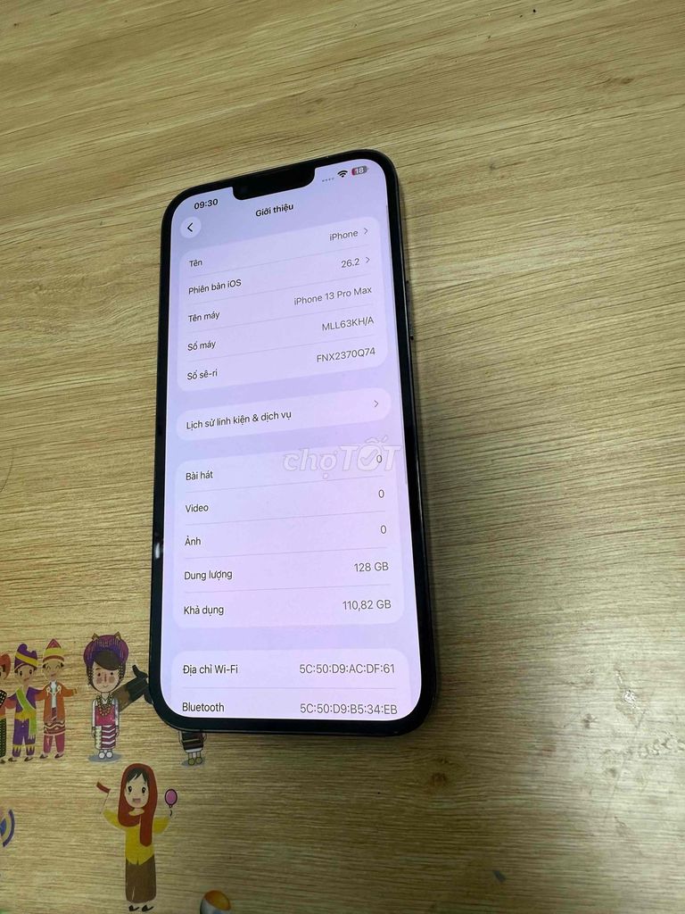 Apple iPhone 13 Pro Max 128GB Xanh lá. Mua bán Điện thoại tại Thành phố Tân An Long An được đăng bởi lê văn thái hình 1