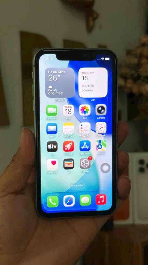 Apple iPhone 11 128GB Xanh mint. Mua bán Điện thoại tại Quận Ninh Kiều Cần Thơ được đăng bởi Minh  hình 1