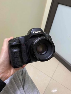 Canon 5D1 kèm lens 50 1.8ii