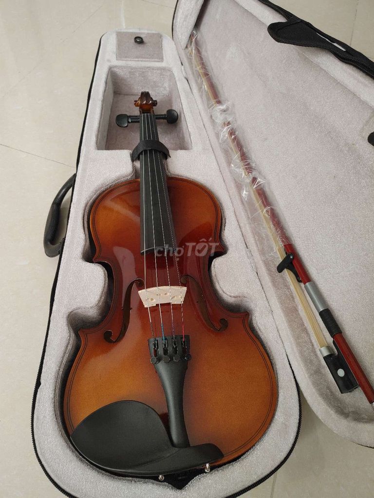 Đàn Violin size 4/4 kèm hộp đàn và vĩ kéo. Mua bán Nhạc cụ tại Quận 8 Tp Hồ Chí Minh được đăng bởi Music hình 1