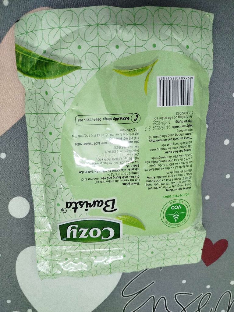 Bột matcha Cozy 200g. Mua bán Đồ ăn, thực phẩm và các loại khác tại Quận Nam Từ Liêm Hà Nội được đăng bởi Khánh Linh hình 2