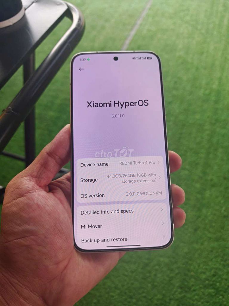 Xiaomi Redmi Turbo 4 Pro 256GB Trắng. Mua bán Điện thoại tại Thành phố Tây Ninh Tây Ninh được đăng bởi Ronaldo hình 1