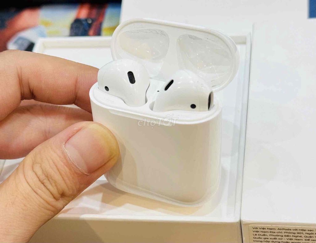 AIRPODS 2 CHÍNH HÃNG MỌI CHỨC NĂNG TỐT, CÒN BOX PI