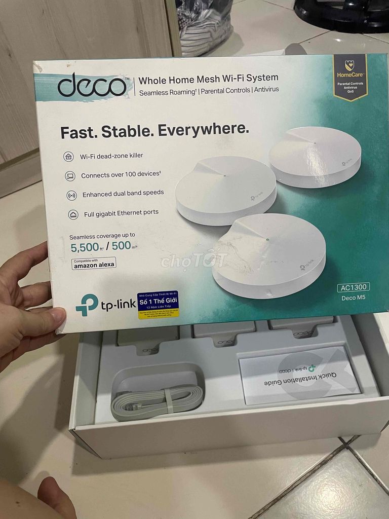 Hệ thống Wi-Fi Mesh TP-Link Deco M5. Mua bán Phụ kiện (Màn hình, Chuột...) tại Quận Bình Tân Tp Hồ Chí Minh được đăng bởi kim hình 1
