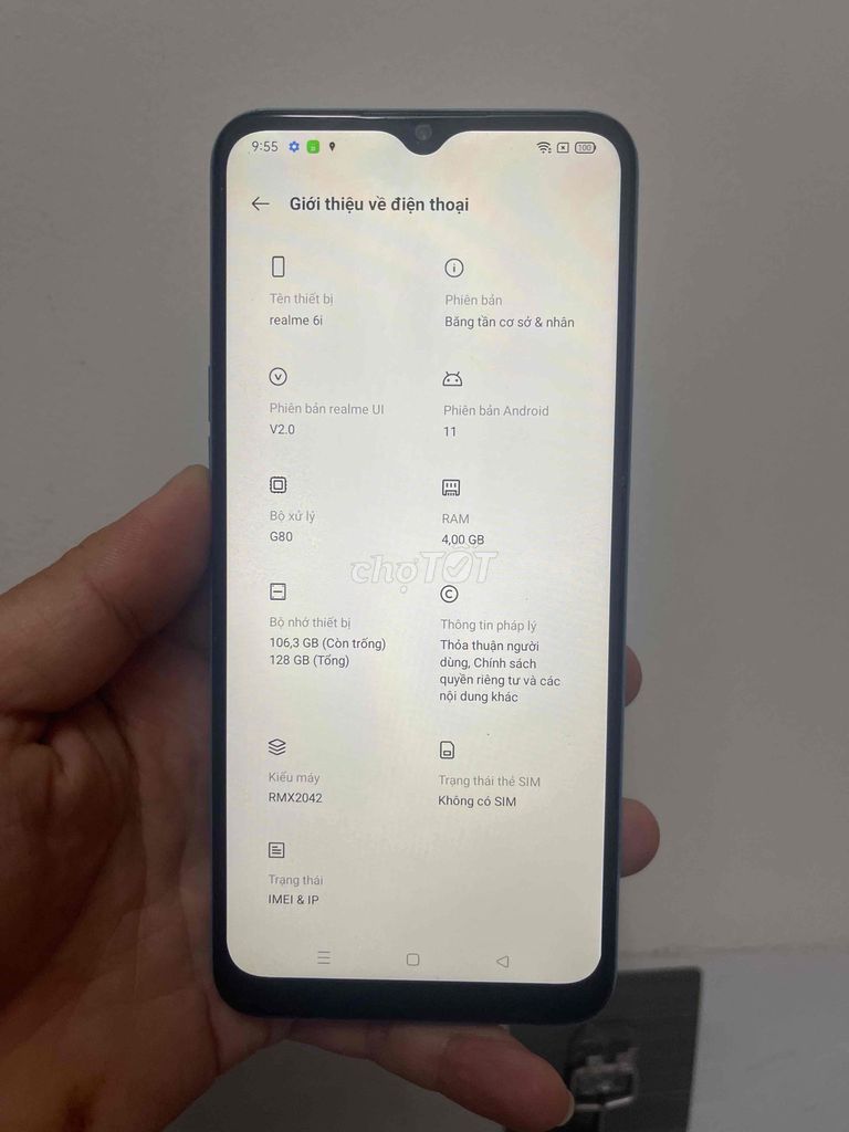 Realme 6i 128GB Xanh. Mua bán Điện thoại tại Huyện Hóc Môn Tp Hồ Chí Minh được đăng bởi thắng mobile hình 1