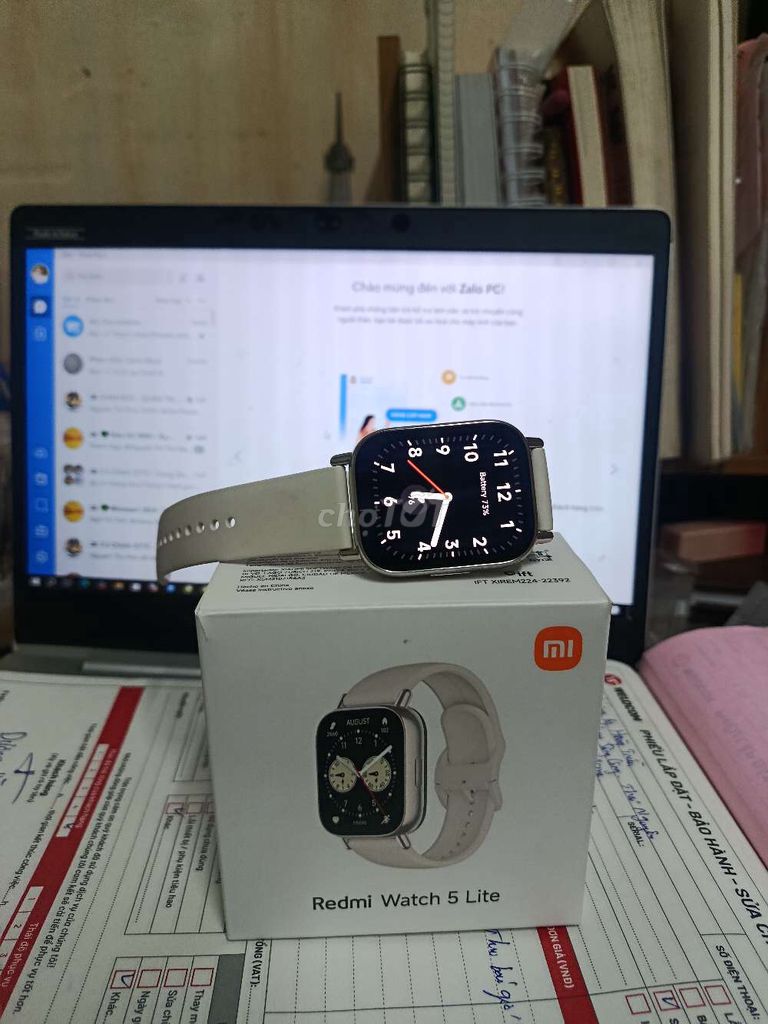 Xiaomi Redmi Watch 5 Lite Trắng Mới. Mua bán Thiết bị đeo thông minh tại Huyện Đông Anh Hà Nội được đăng bởi Phạm Đức Cảnh Kt Kvⴗ hình 1