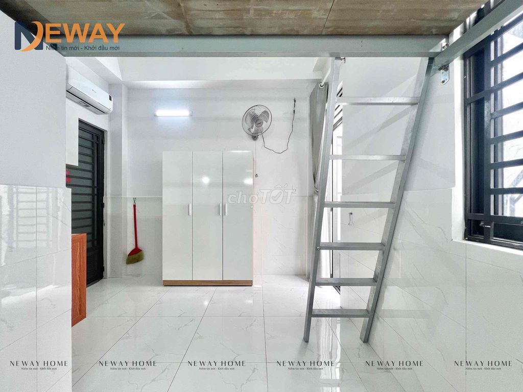 trọ gò vấp giá rẻ, ban công, cửa sổ, rộng thoáng