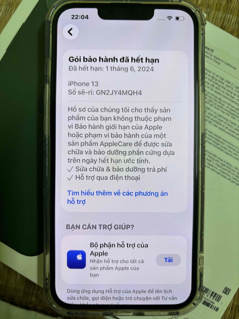 Apple iPhone 13 128GB Xanh lá. Mua bán Điện thoại tại Quận Nam Từ Liêm Hà Nội được đăng bởi Nguyễn Tuấn hình 1