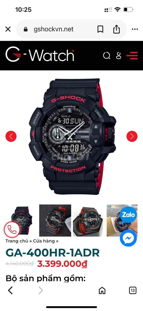 Cần pass lại chiếc đồng hồ G Shock GA-400HR-1ADR