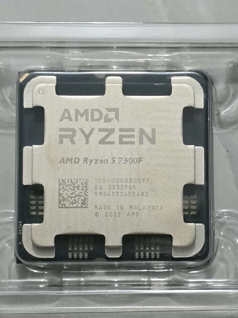 CPU AMD Ryzen 5 7500F Malaysia 2022. Mua bán Linh kiện (RAM, Card...) tại Huyện Bình Chánh Tp Hồ Chí Minh được đăng bởi Syta hình 1
