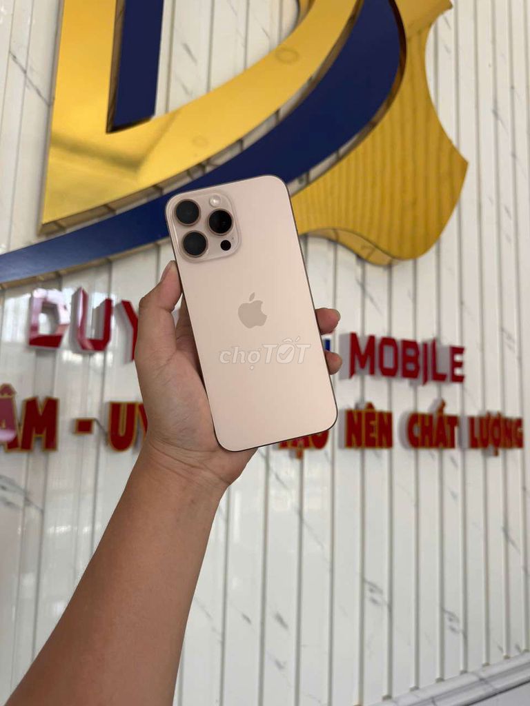 16 Pro Max 256GB Vàng quốc tế pin 100 sạc 64 lần. Mua bán Điện thoại tại Thành phố Cà Mau Cà Mau được đăng bởi Duy Dustin Mobile hình 1