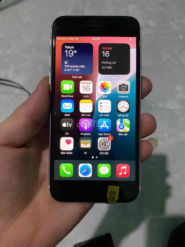 iPhone SE 2020 64GB Bạc. Mua bán Điện thoại tại Thị xã Tân Uyên Bình Dương được đăng bởi sang plus hình 1