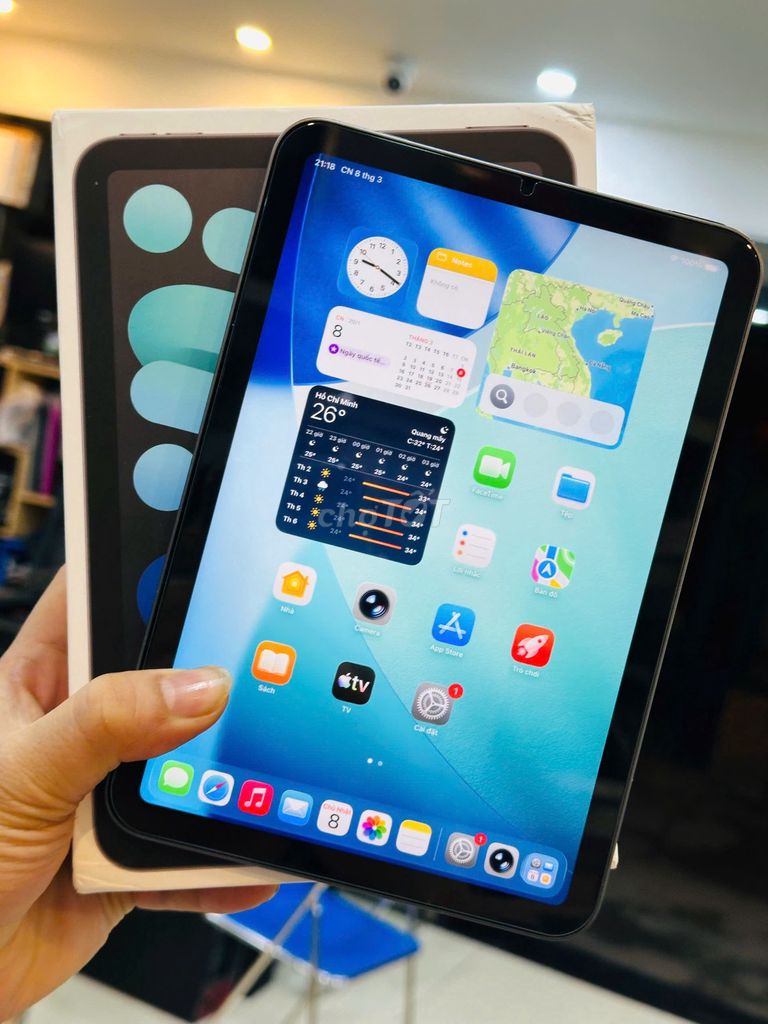 iPad mini 6 256GB Fullbox full phụ kiện tải full. Mua bán Máy tính bảng tại Quận Đống Đa Hà Nội được đăng bởi Thế Hoàng hình 1