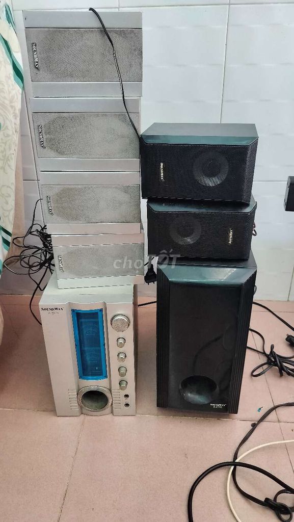 Bán 2 bộ loa Soundmax..  a,e về don