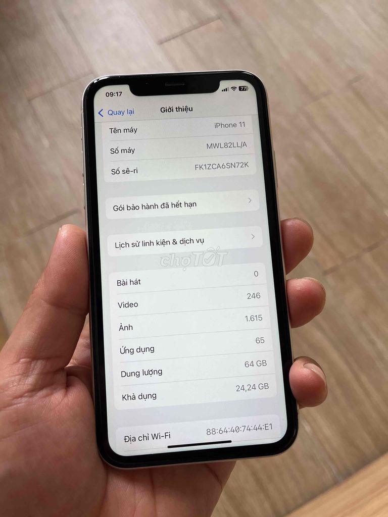 iphone 11 trắng lock