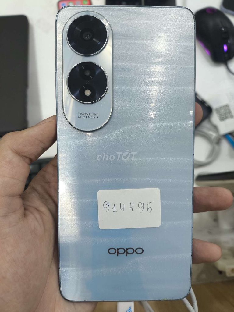 Oppo A60 8GB/128GB xanh full cn. Mua bán Điện thoại tại Quận Bình Thạnh Tp Hồ Chí Minh được đăng bởi DKSV hình 1