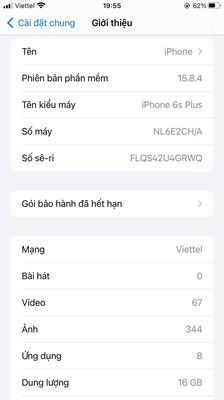 iphone 6splus 16gb mvt cho ae làm máy phụ. Mua bán Điện thoại tại Huyện Diễn Châu Nghệ An được đăng bởi vũ hữu sang