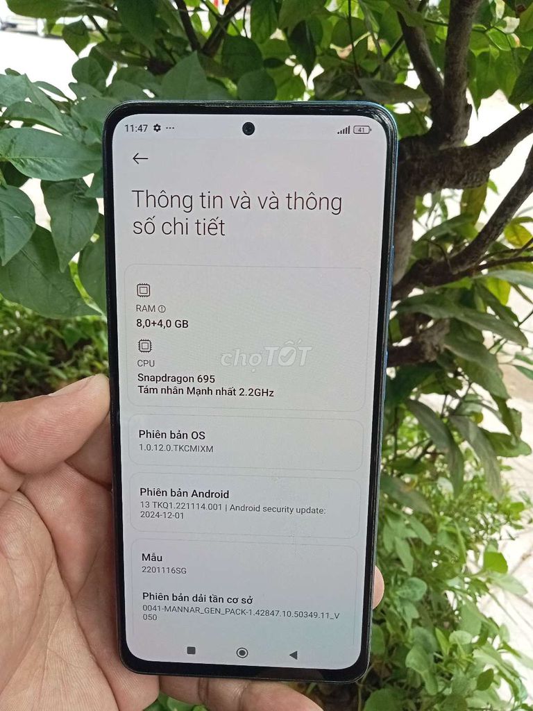 Xiaomi Redmi Note 11 Pro 5G 128GB Xanh. Mua bán Điện thoại tại Quận Ninh Kiều Cần Thơ được đăng bởi Mua bán trao đổi  hình 1