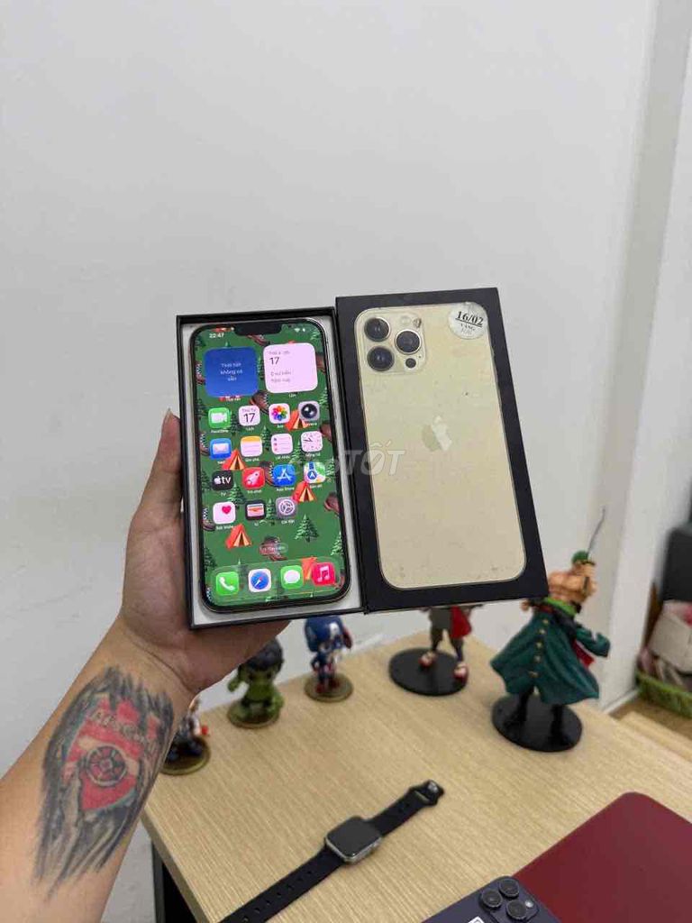Apple iPhone 13 Pro Max 128GB Vàng. Mua bán Điện thoại tại Quận Đống Đa Hà Nội được đăng bởi KT Hà Nội Mobile hình 1