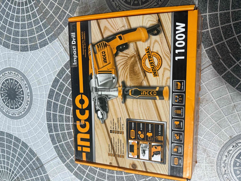 Máy khoan Ingco 1100W Cam Bạc. Mua bán Đồ chuyên dụng, Giống nuôi trồng tại Huyện Tân Châu Tây Ninh được đăng bởi Hoàng Thưởng hình 1