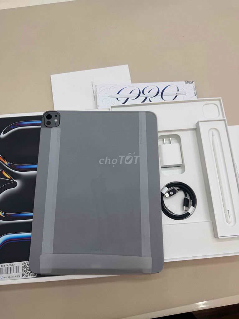 ipad pro m4 13inch keng nét pin 100% sạc 20 lần. Mua bán Máy tính bảng tại Quận Tân Bình Tp Hồ Chí Minh được đăng bởi Shop Trung Văn Apple Watch hình 1