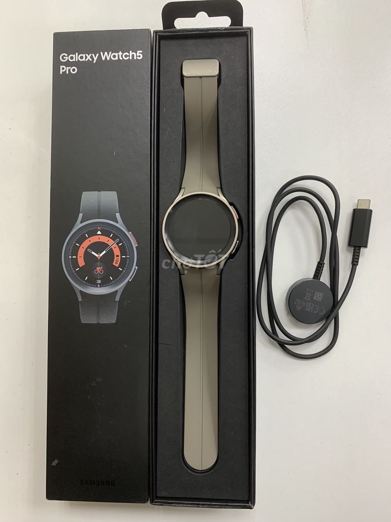 Samsung Watch 5 Pro 45mm fullbox-đẹp 98-99%,bản VN