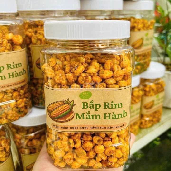 Bắp rim mắm hành hộp 500g. Mua bán Đồ ăn, thực phẩm và các loại khác tại Thị xã Mỹ Hào Hưng Yên được đăng bởi Mua sắm mỗi ngày hình 1