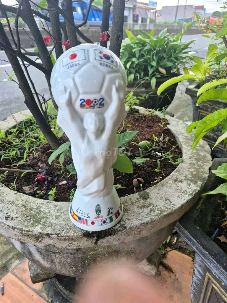 Cúp lưu niệm World Cup 2002 Gốm Trắng Như mới. Mua bán Đồ sưu tầm, đồ cổ tại Huyện Núi Thành Quảng Nam được đăng bởi Cung Thi hình 1
