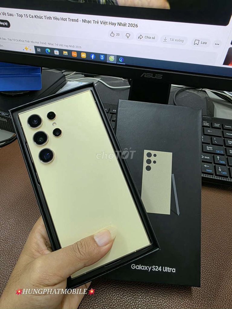S24 ULTRA-5G BẢN SSVN 2 SIM KENG NÉT FULBOX💥. Mua bán Điện thoại tại Quận Đống Đa Hà Nội được đăng bởi HƯNG PHÁT Mobile hình 1