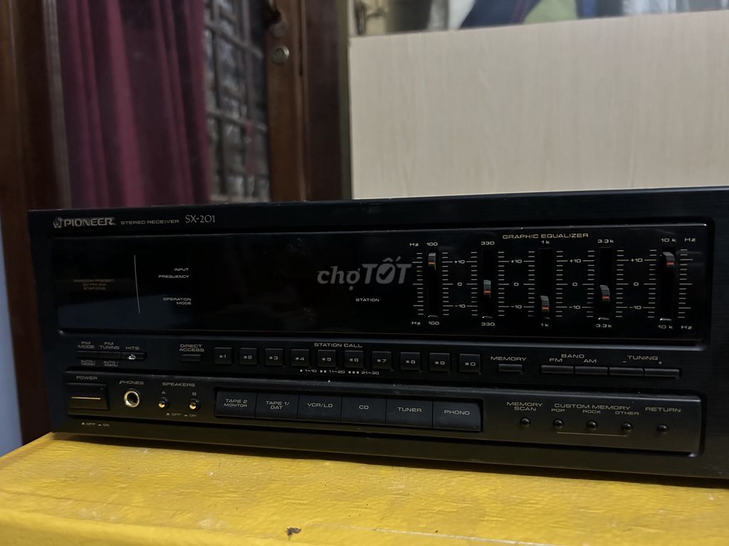 Amply Pioneer SX-201 Đen. Mua bán Tivi, Âm thanh tại Huyện Hòa Vang Đà Nẵng được đăng bởi Louis Colin Samel hình 1