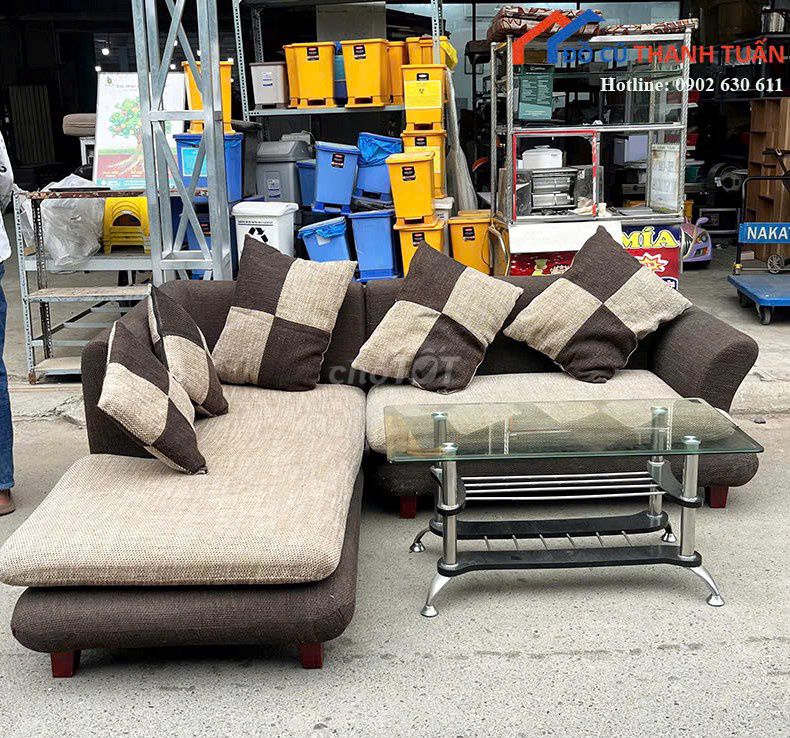 Ghế sofa chữ L Hiện Đại Giá Tốt. Mua bán Bàn ghế tại Quận 3 Tp Hồ Chí Minh được đăng bởi Thanh Lý Thanh Tuấn hình 1