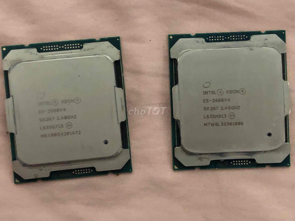 CPU Intel Xeon E5-2680V4 2.40GHz. Mua bán Linh kiện (RAM, Card...) tại Thành phố Tây Ninh Tây Ninh được đăng bởi Nguyễn Hữu Nghĩa hình 1