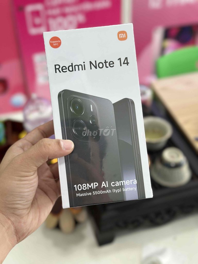 📱🔥 Redmi Note 14 6/128GB Đen Chính Hãng - 3.89tr. Mua bán Điện thoại tại Quận Ngô Quyền Hải Phòng được đăng bởi TRAN SONG HA hình 1