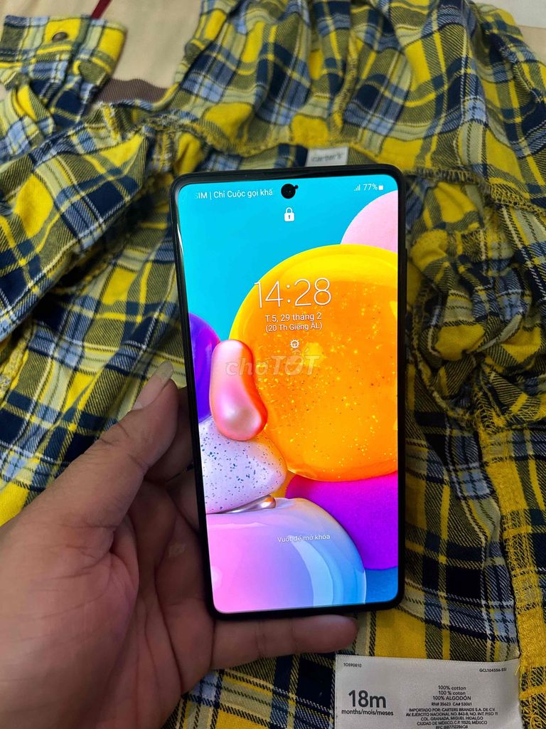 samsung A71 màn zin vân ok 2sim ram 8gb rom 128gb