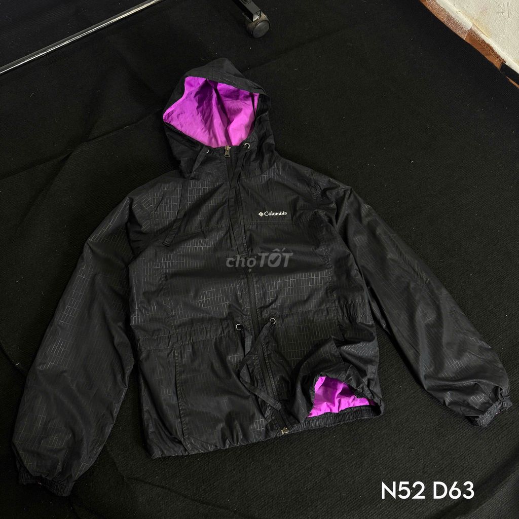 Áo khoác Columbia Nam Đen Tím size M. Mua bán Quần áo tại Quận Bình Thạnh Tp Hồ Chí Minh được đăng bởi Sơn bán đồ Secondhand  hình 1