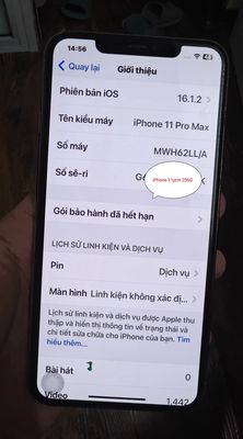 iPhone 11pro max 256G Quốc Tế , màu vàng. Mua bán Điện thoại tại Quận Ba Đình Hà Nội được đăng bởi Tuấn Anh
