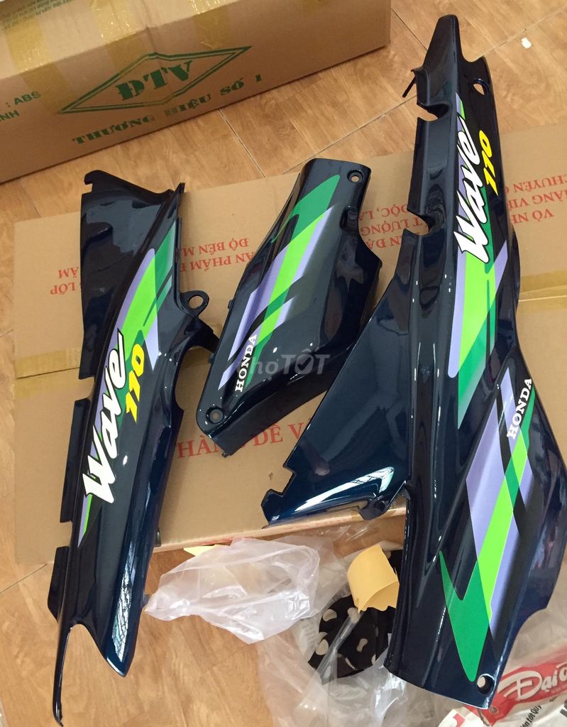 Bộ nhựa dàn áo Wave thái 110 màu Xanh Nhớt cả Đèn. Mua bán Phụ tùng xe tại Quận Cầu Giấy Hà Nội được đăng bởi Nguyễn Quang Huy hình 3