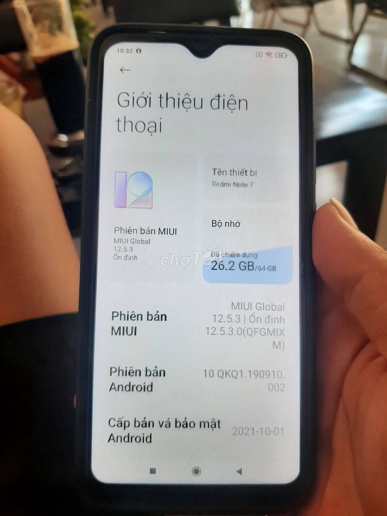 Xiaomi Redmi Note 7 64GB Đen. Mua bán Điện thoại tại Huyện Bình Chánh Tp Hồ Chí Minh được đăng bởi Hội Đồ Điện Tử hình 1