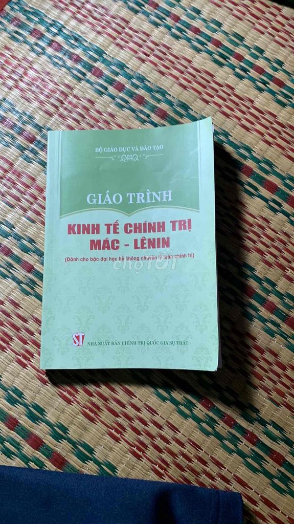 Sách cũ Giáo trình kinh tế chính trị Mac Lenin