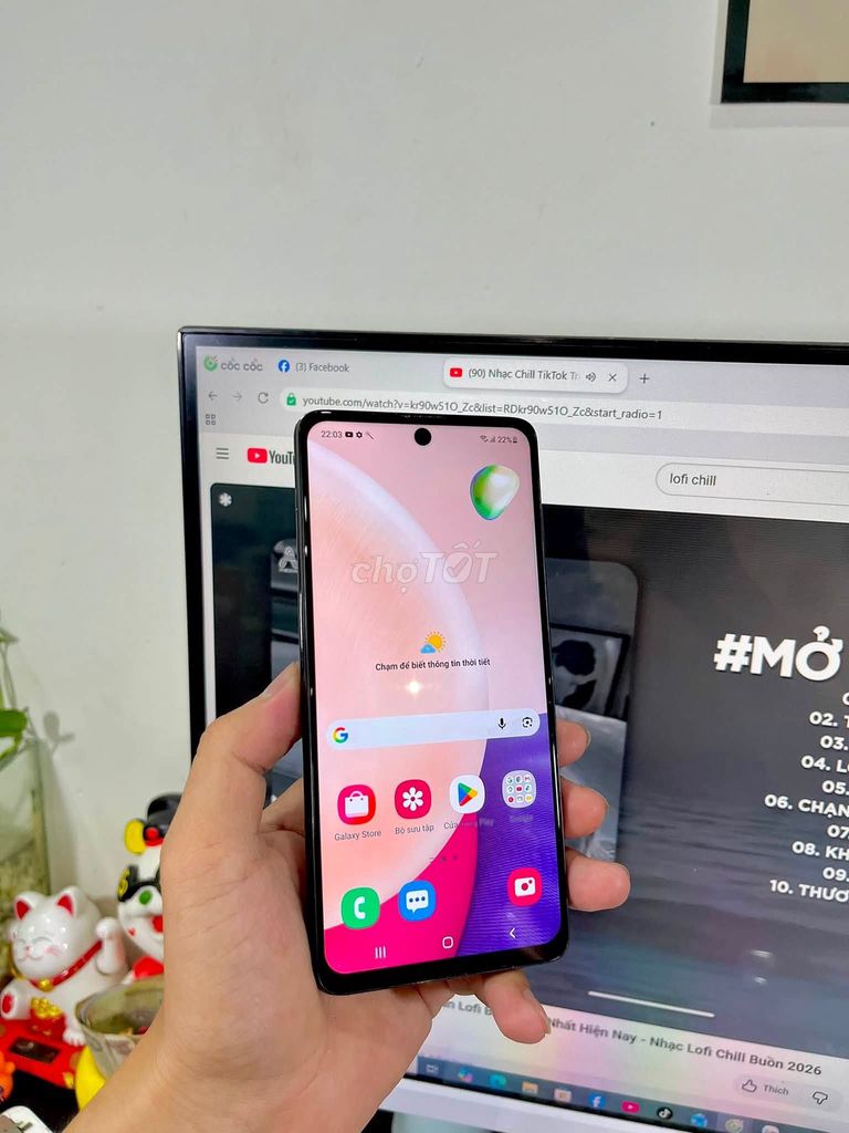 Samsung A51 đen đã thay màn hình. Mua bán Điện thoại tại Quận Gò Vấp Tp Hồ Chí Minh được đăng bởi Hội Đồ Điện Tử hình 1