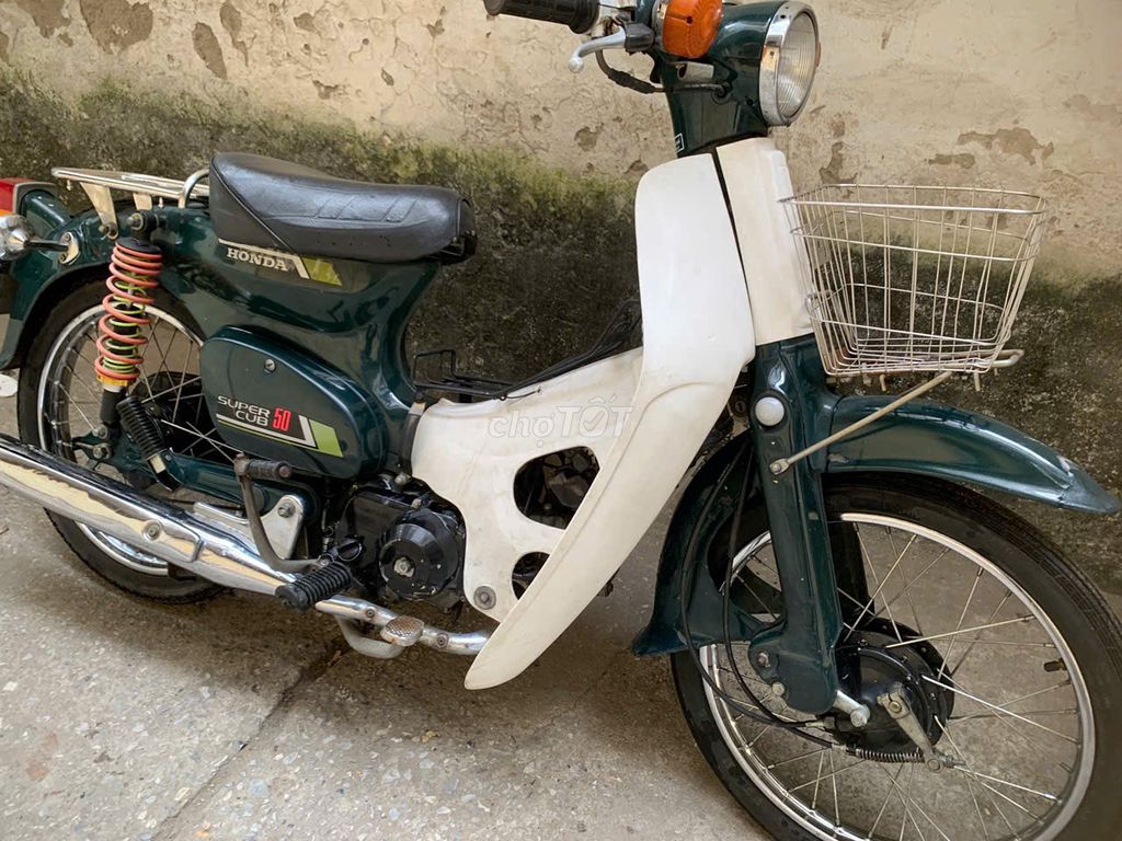 Honda Super Cub 50cc Xanh lá cây. Mua bán Xe máy tại Quận Hoàng Mai Hà Nội được đăng bởi Minhtuan hình 2