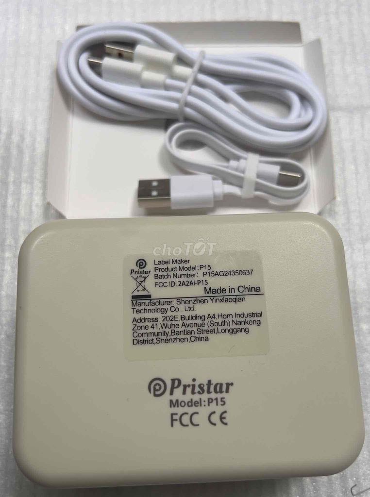 Máy in nhãn cầm tay Pristar P15 Bluetooth. Mua bán Đồ dùng văn phòng tại Quận 8 Tp Hồ Chí Minh được đăng bởi Philipky hình 1
