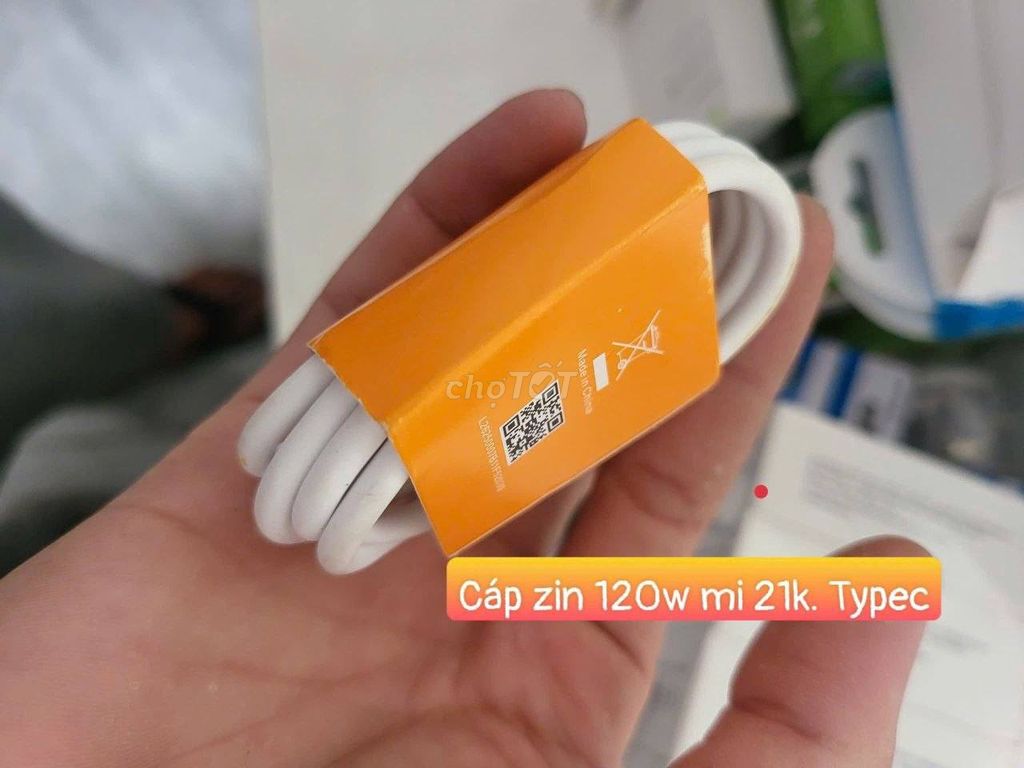 Cáp sạc Xiaomi Mi Type-C 1m 120W. Mua bán Phụ kiện (Màn hình, Chuột...) tại Huyện Thới Bình Cà Mau được đăng bởi BTech hình 1