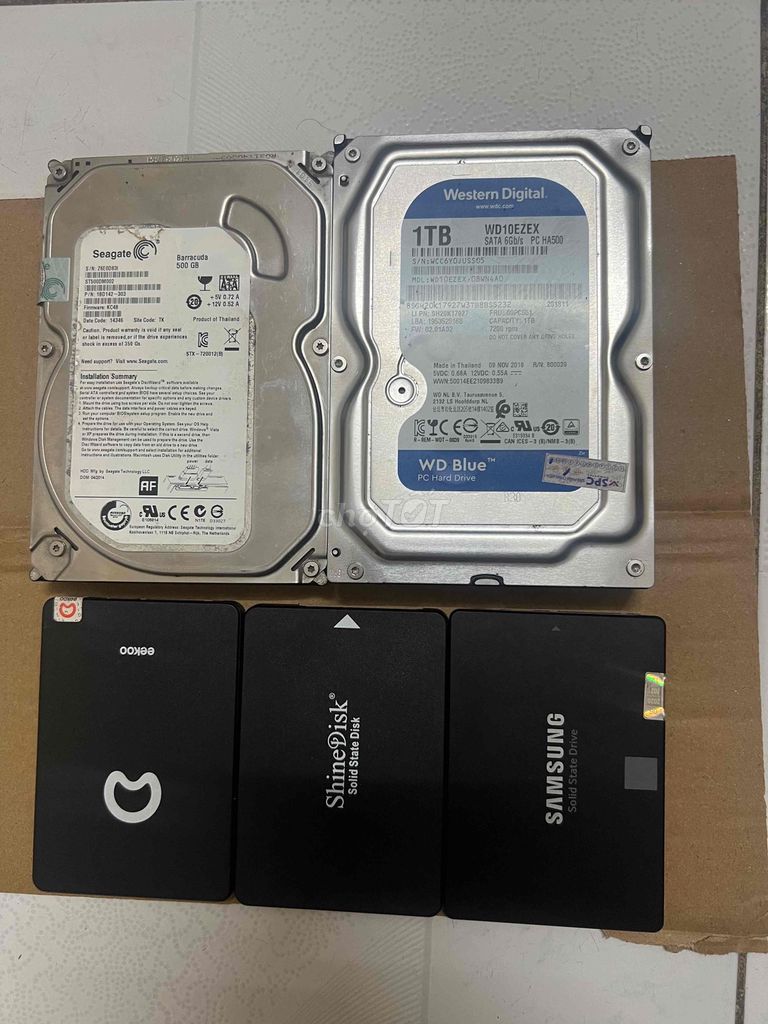 Ổ cứng SSD/HDD sức khoẻ 100%. Mua bán Linh kiện (RAM, Card...) tại Quận Gò Vấp Tp Hồ Chí Minh được đăng bởi Hiến Nguyễn hình 1