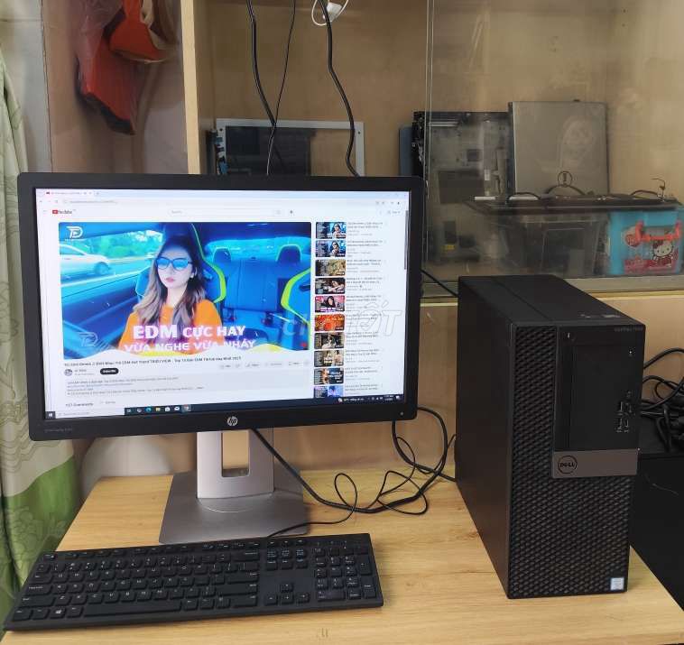 Full bộ Dell i5 7500 8GB 256G Nvme LCD 24inch