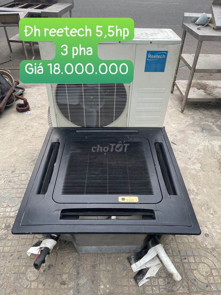 Điều hòa Reetech 5.5 HP 3 pha. Dịch vụ sửa chữa & bảo dưỡng điện máy tại Quận Sơn Trà Đà Nẵng được đăng bởi THẾ GIỚI ĐỒ CŨ ĐÀ NẴNG hình 1