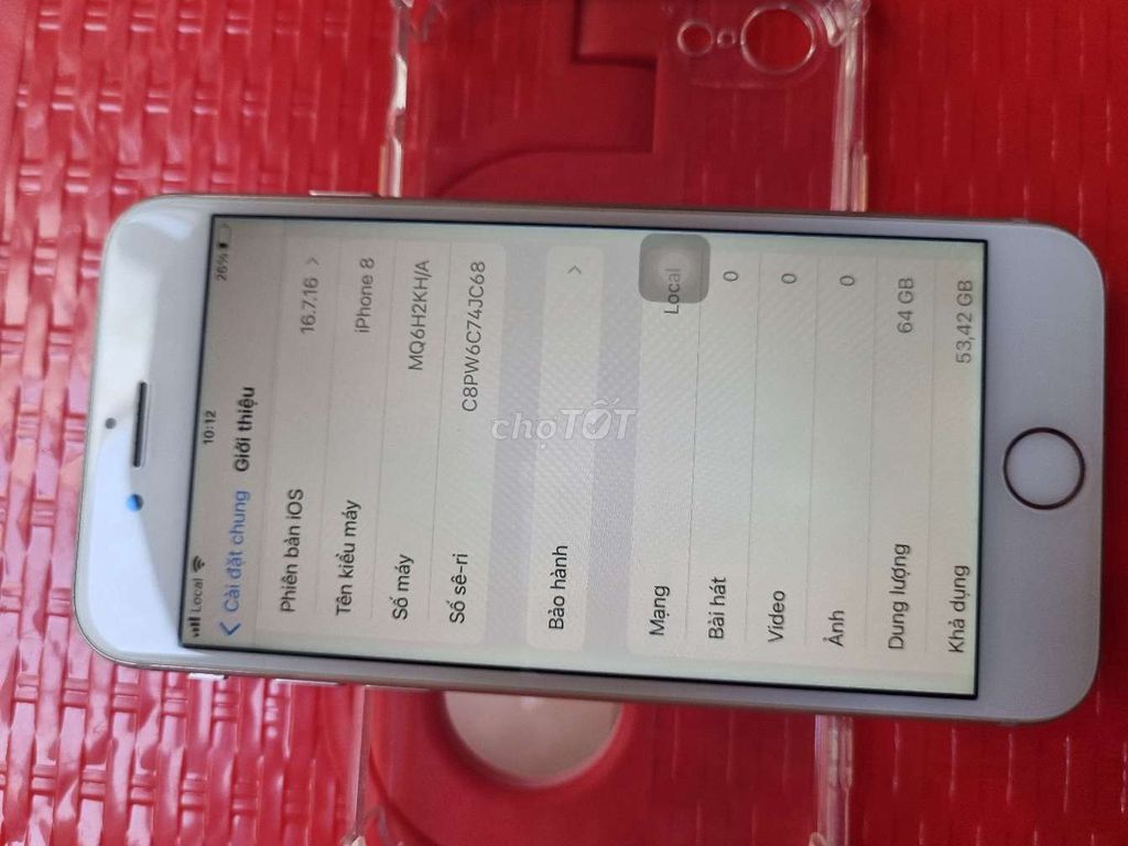 Apple iPhone 8. Mua bán Điện thoại tại Quận Phú Nhuận Tp Hồ Chí Minh được đăng bởi Linh hình 1